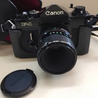 CANON F-1 レンズ MACRO FD 50mm 1 3.5 カバー付